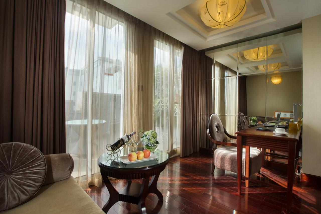 Golden Silk Boutique Hotel Hanoj Exteriér fotografie