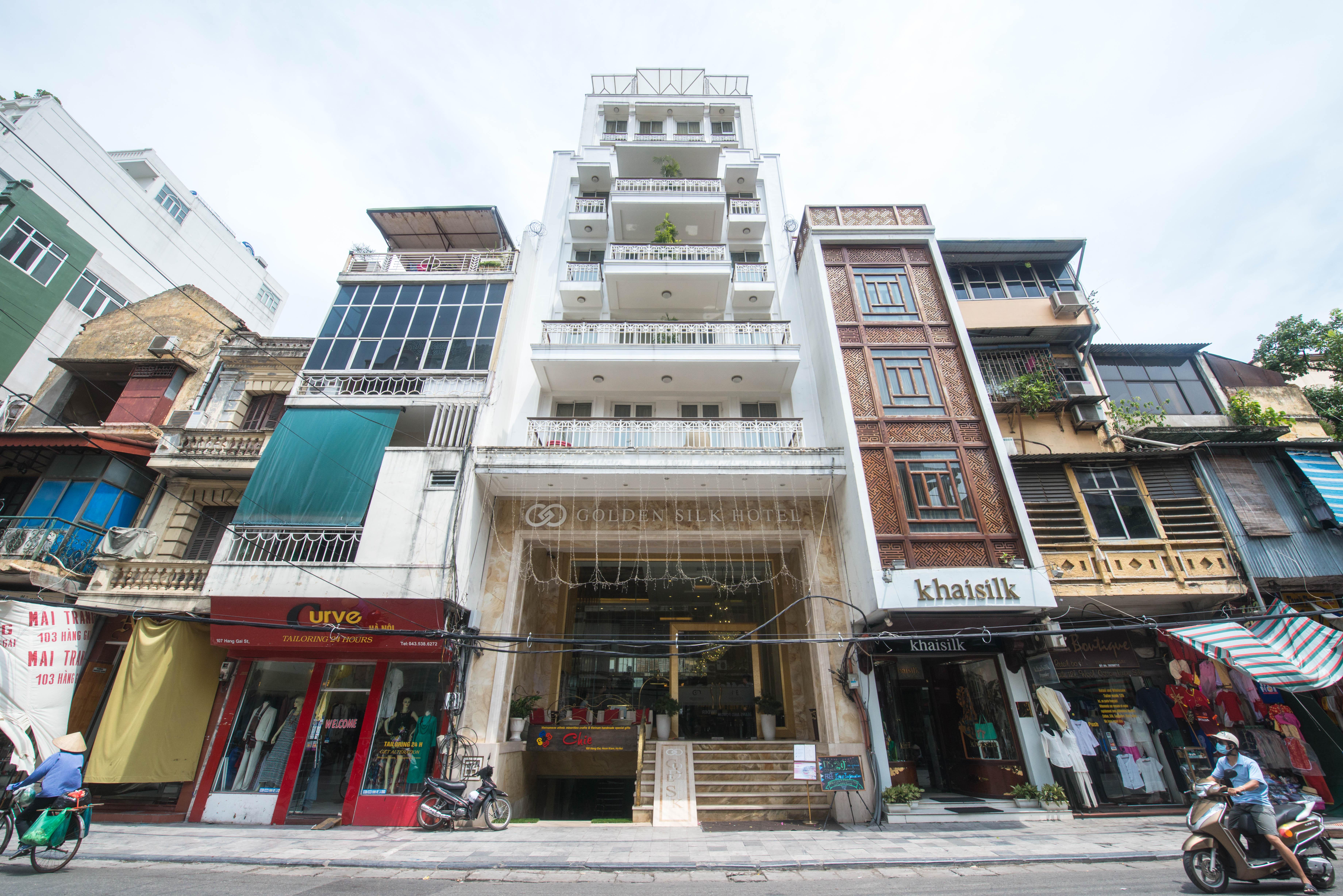 Golden Silk Boutique Hotel Hanoj Exteriér fotografie