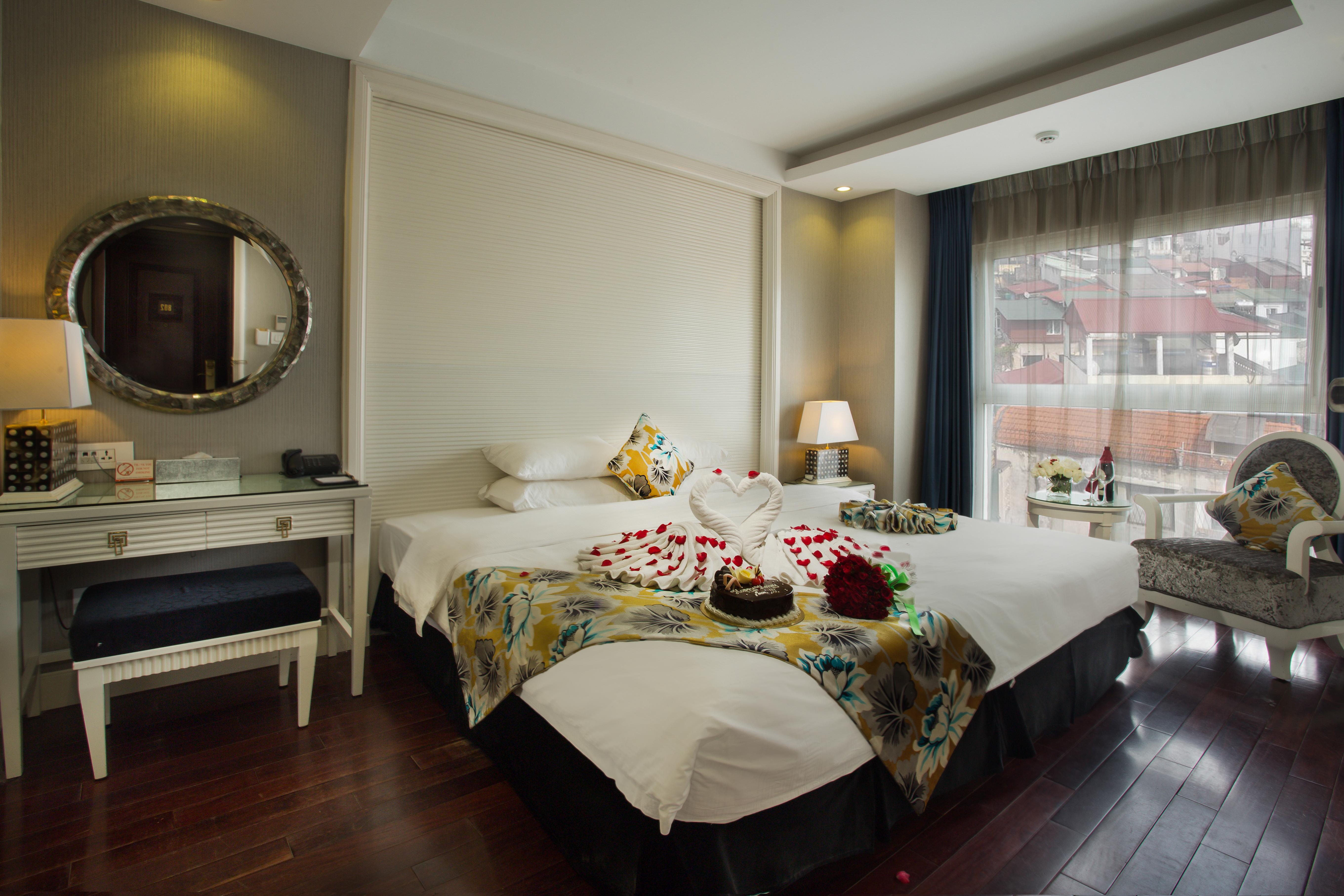 Golden Silk Boutique Hotel Hanoj Exteriér fotografie