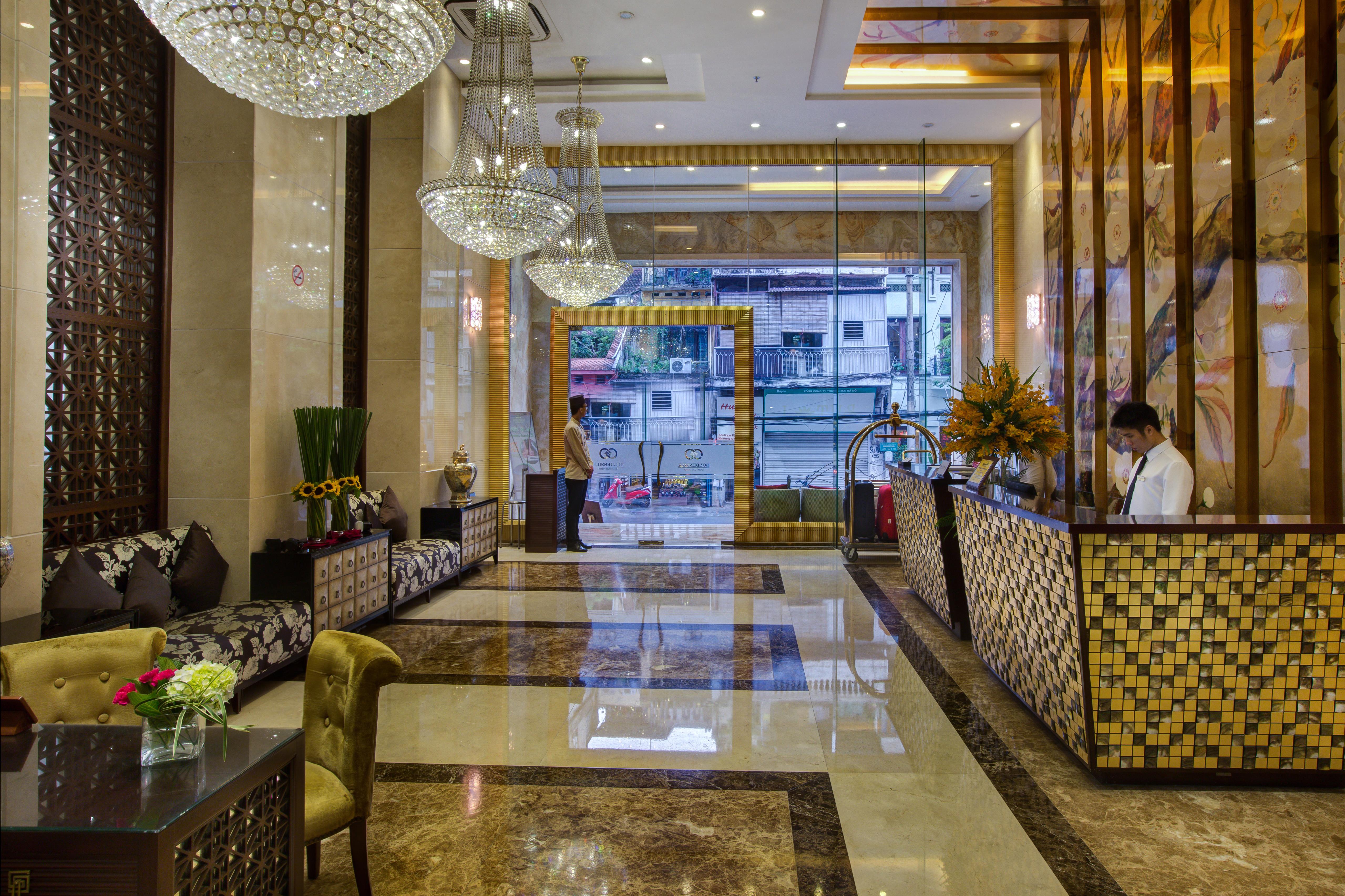 Golden Silk Boutique Hotel Hanoj Exteriér fotografie